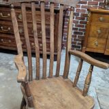 Grand fauteuil en châtaignier