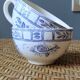 Set of 2 Gien breakfast cups/bowls – Blue Bird decor