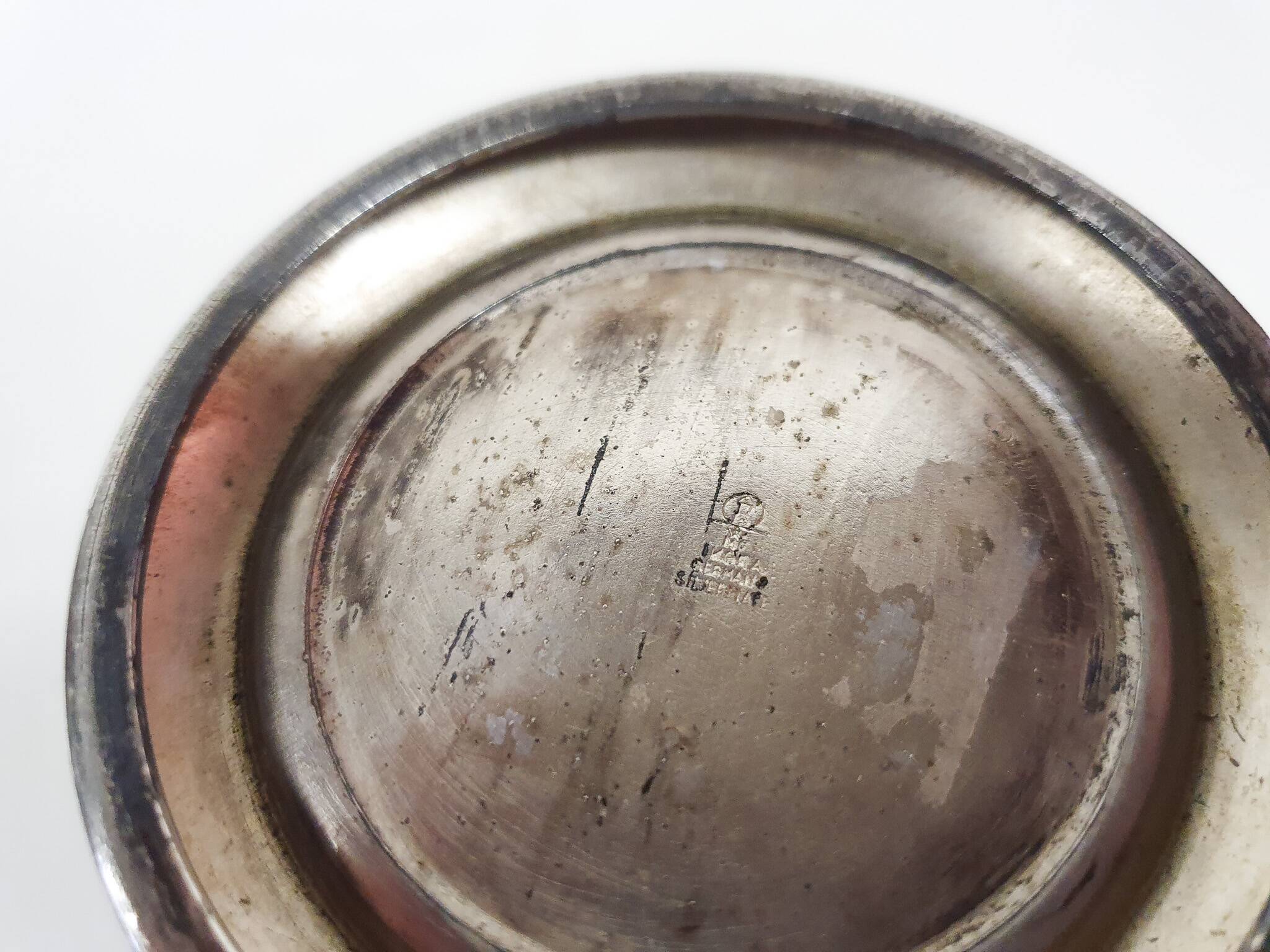 Silver plated vase by WMF Ikora, Germany 1920's