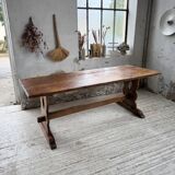 Monastery-style farmhouse table, pine, 210cm