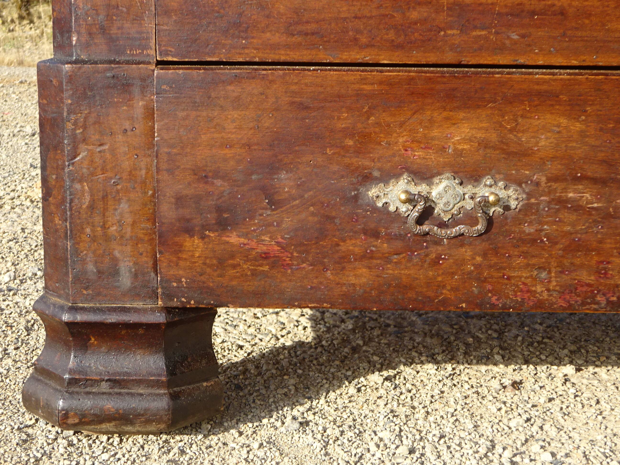 Louis Philippe style walnut wardrobe