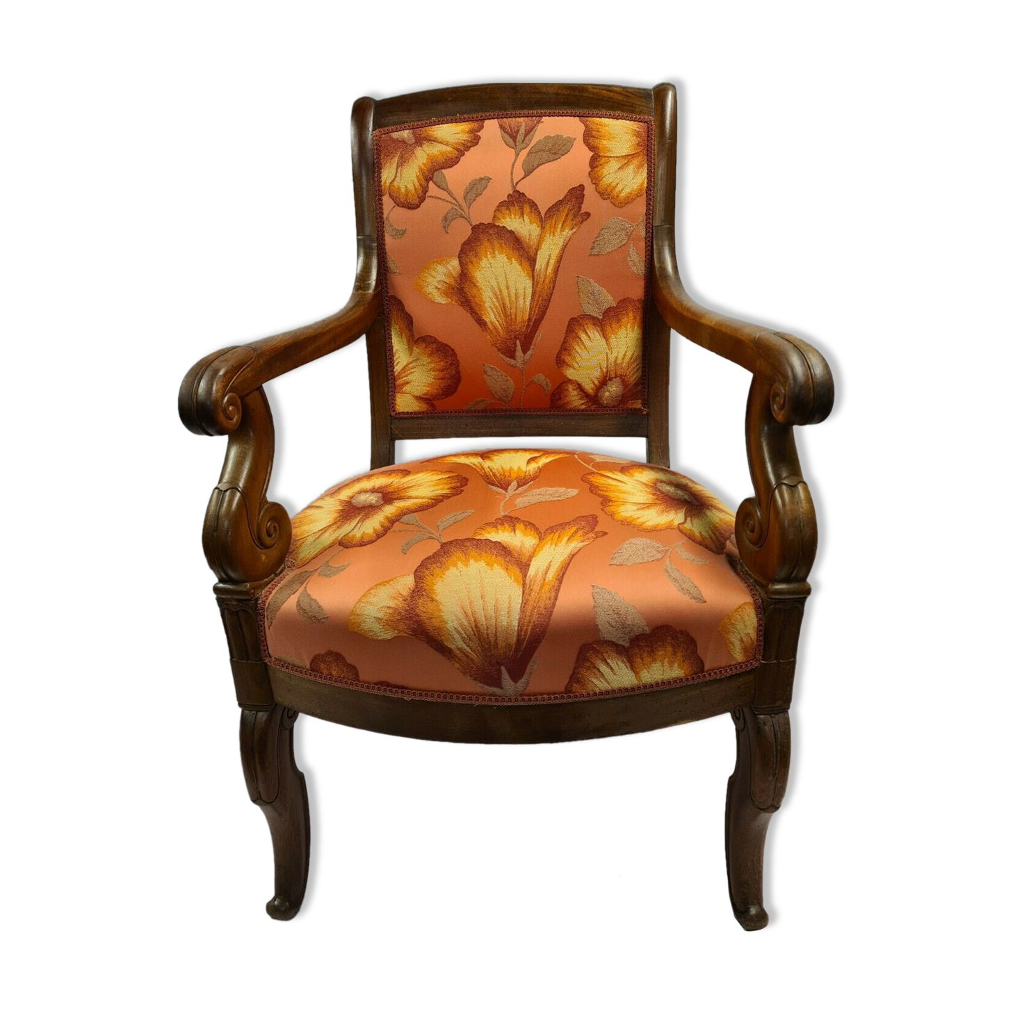 Mahogany armchair