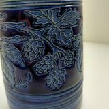 mug in blue Alsace sandstone signed