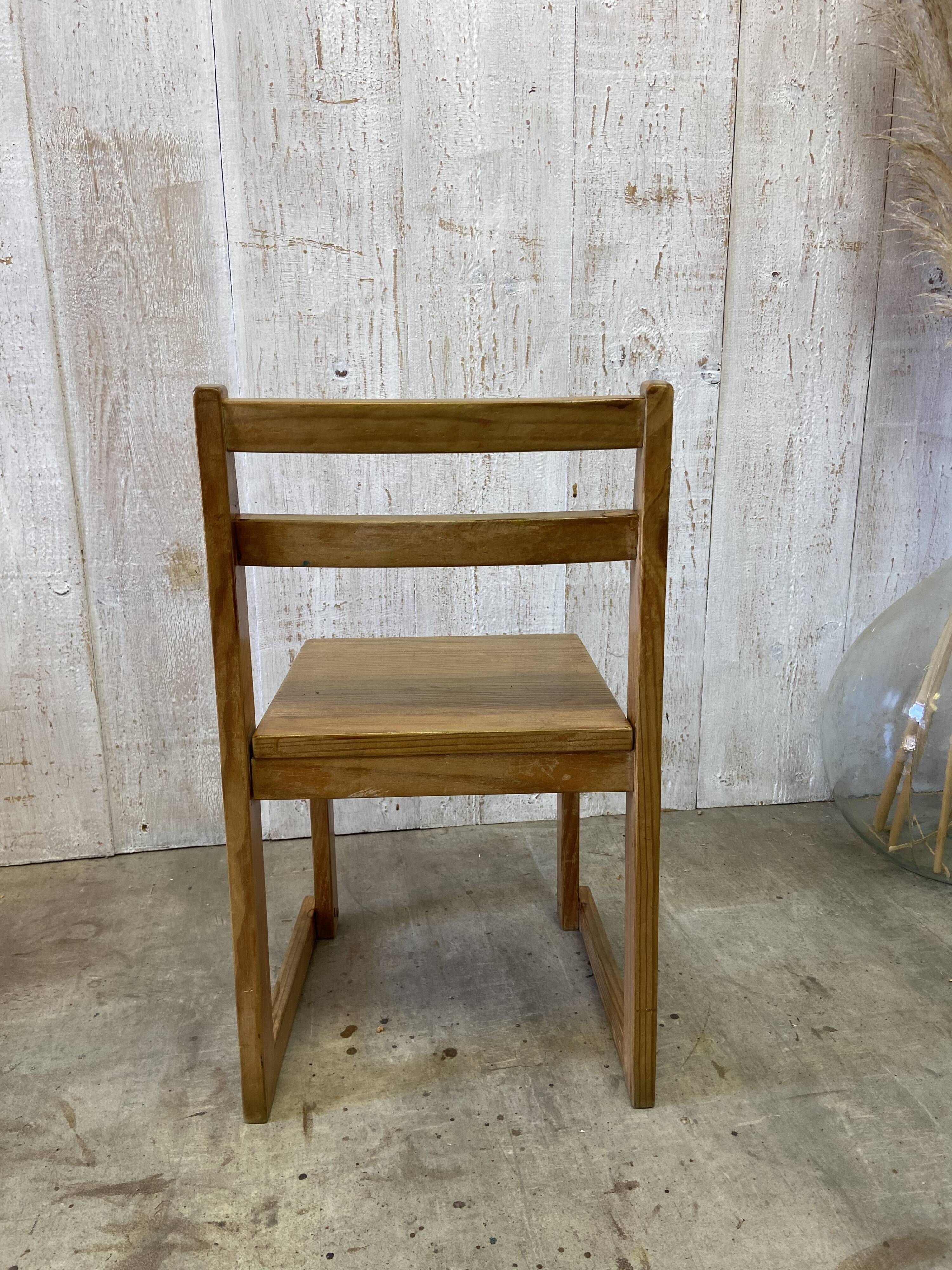 Vintage school chair