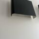 Pair of vintage Doria Leuchten wall lights, matte black, Germany 1970s