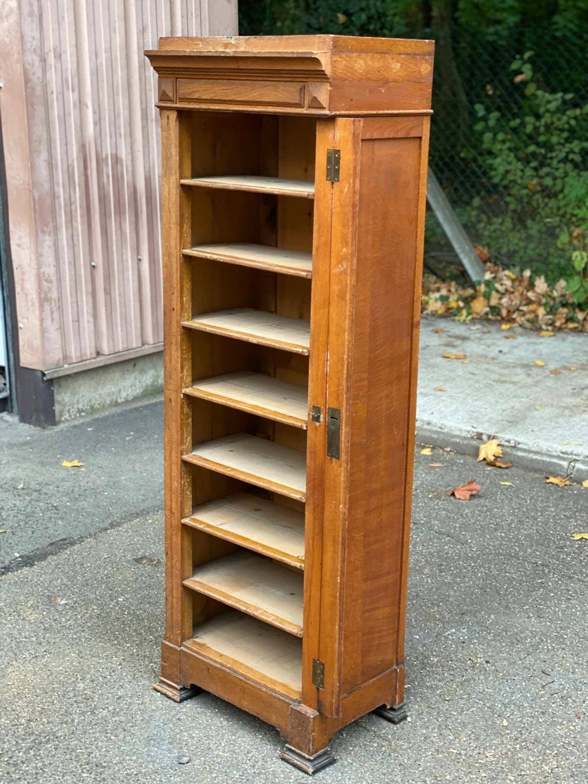 20th century oak notary's folder