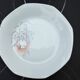 Set of 12 deep porcelain plates from Sologne.