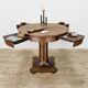 Antique oak Art Deco games table / card table