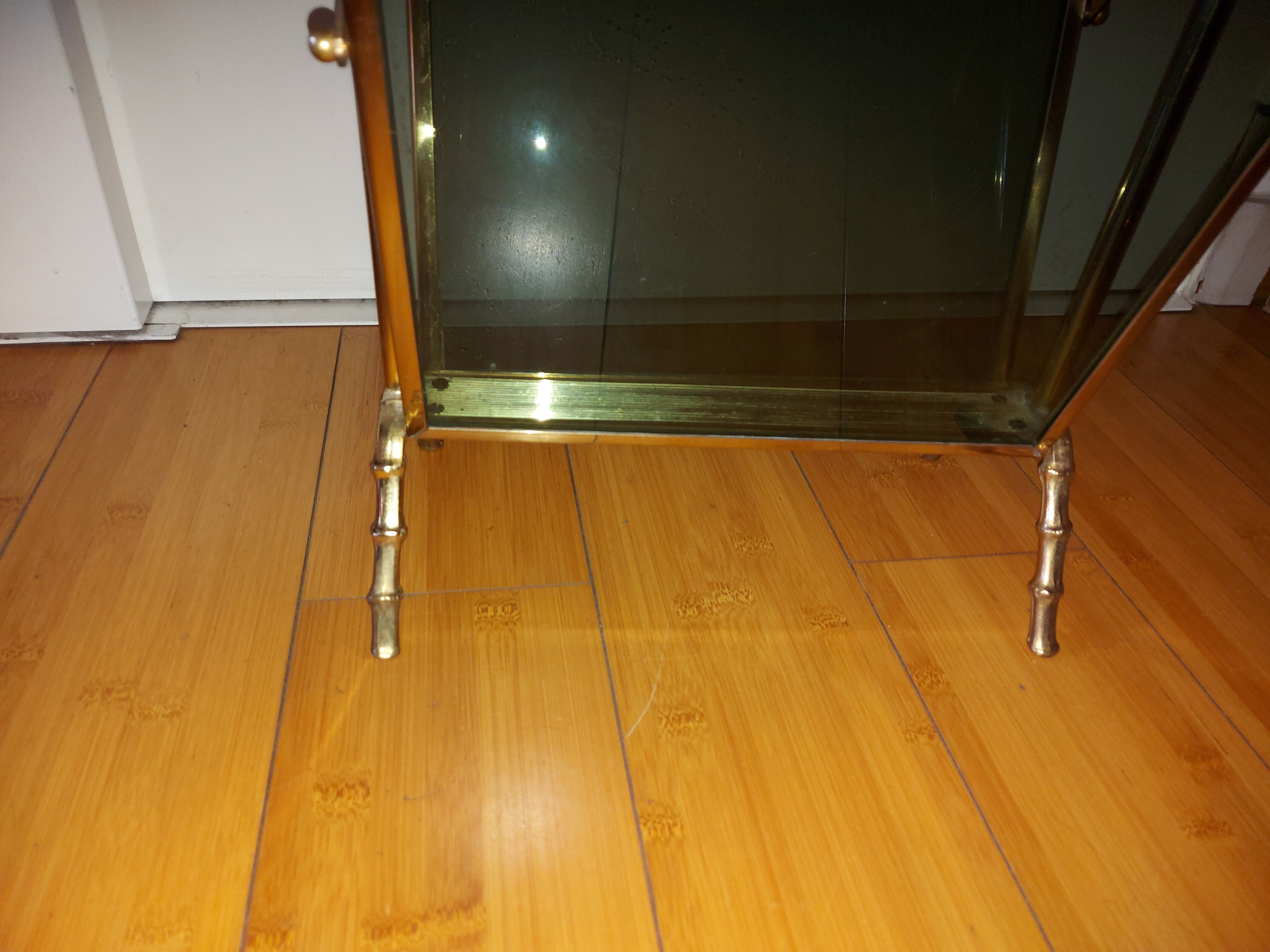 Brass magazine rack