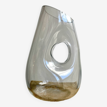 Carafe, pichet design en verre avec anse