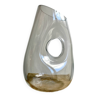 Carafe, pichet design en verre avec anse