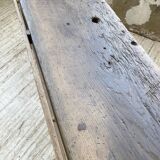 Solid oak console workbench 220cm