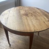 Half Moon fruit wood table