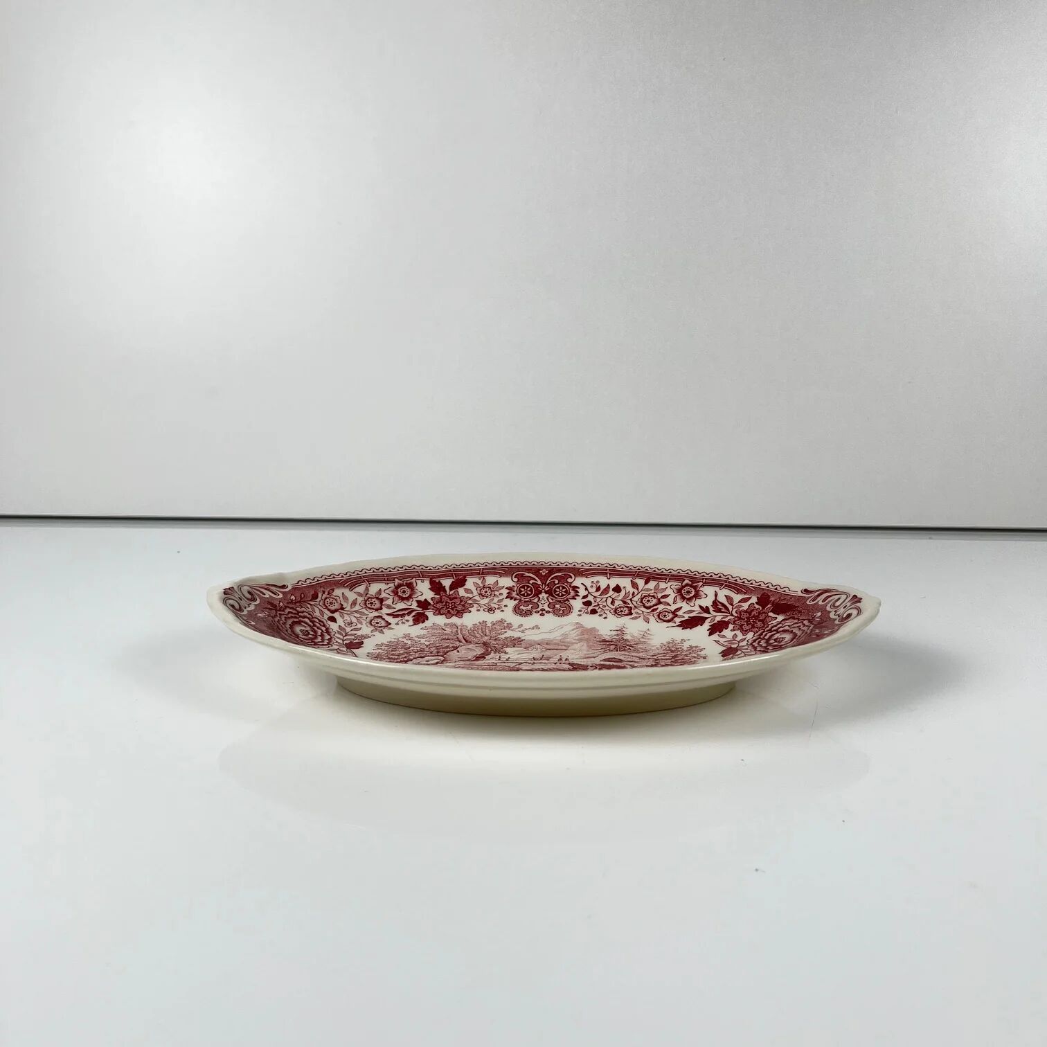 Small oval dish "Burgenland", Villeroy & Boch, red