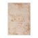 Vintage cream and brown Persian-style rug in wool.