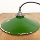 Industrial Green Enamel Light, 1950s