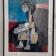 Frame with Picasso poster
