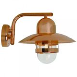 Exterior copper wall light