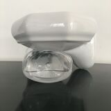 Sconce in white earthenware