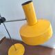 Vintage yellow adjustable desk lamp, industrial lighting fixture
