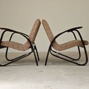 Paire de fauteuils art déco par Jan Vanek 1930