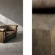 Vintage Mid-Century Modern German Brutalist Brown Leather 2-Seater Sofa