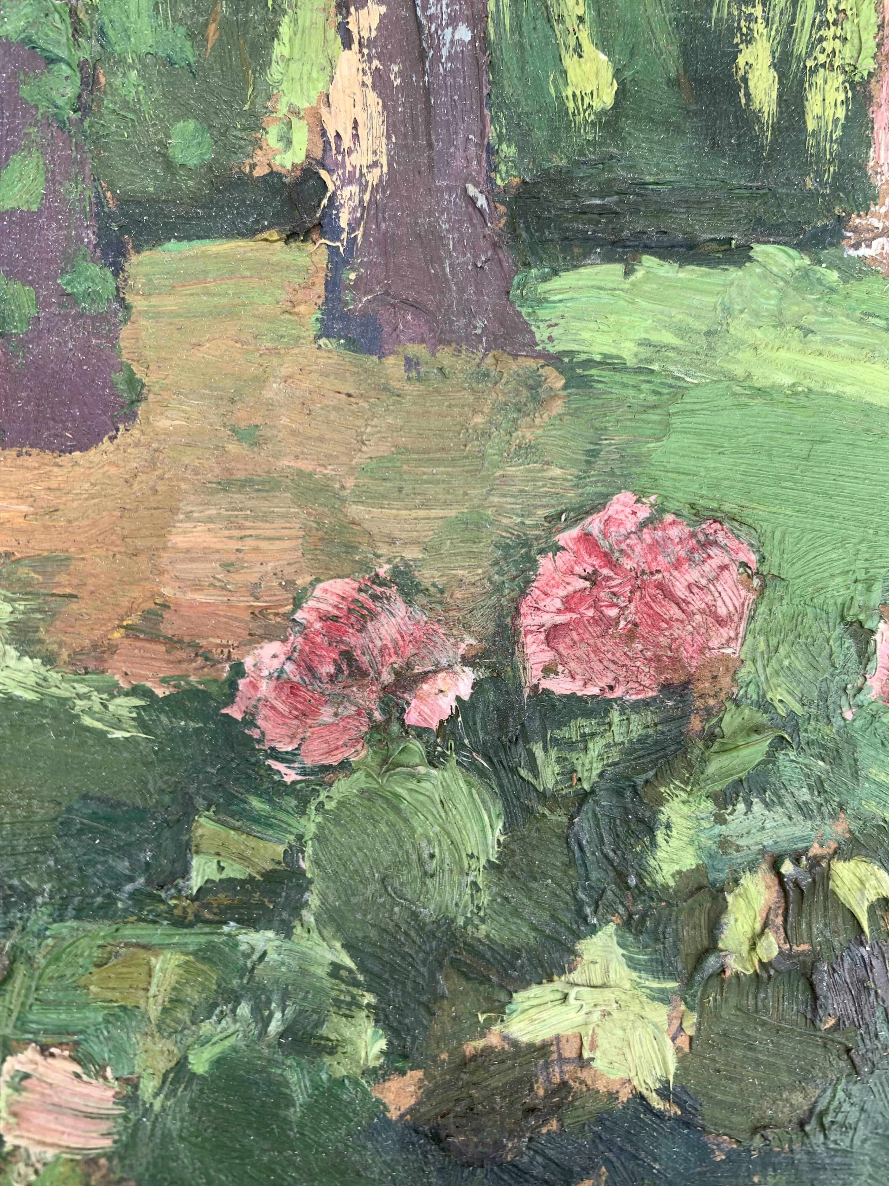 Oil on cardboard by Georges Chateau 1925