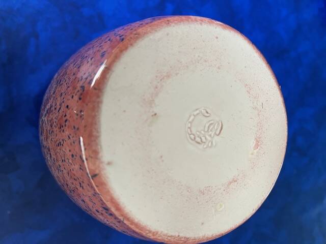 Jean Marais vase with "scorpion" stamp.