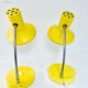 Pair of vintage yellow desk lamps, 1970s