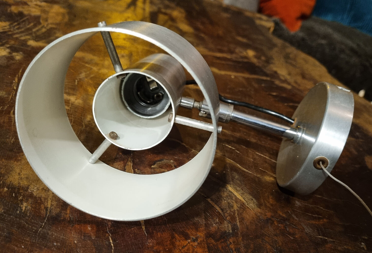 Pair of Peter Nelson design sconces, Architectural Lighting Company edition