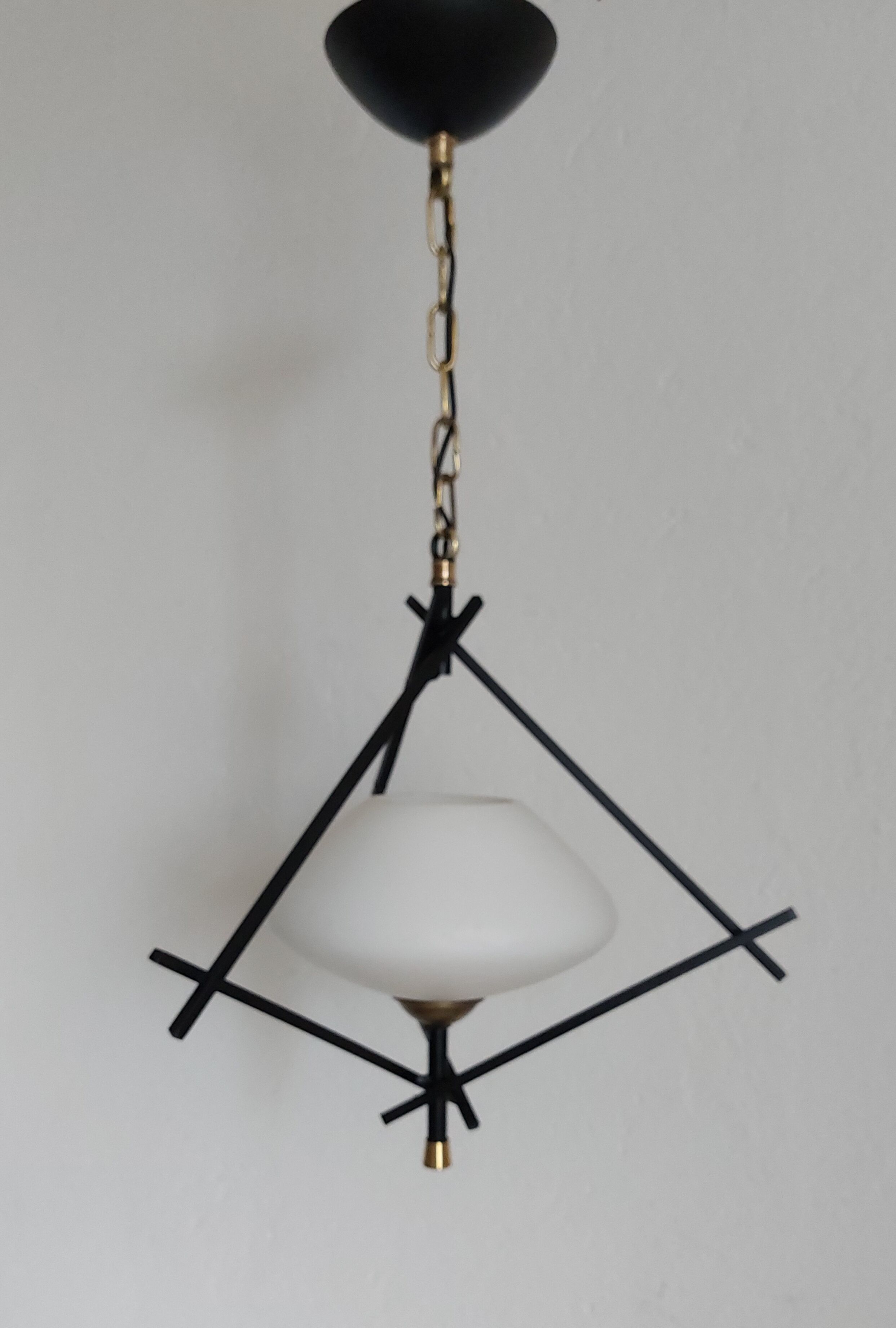 Arlus cage chandelier 60's