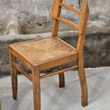 3 chaises style Pierre Cruège 1940 1950
