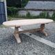 Large monastery table made of solid oak.