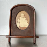 Antique Frame carved wood measurements 22 cm x 18 cm
