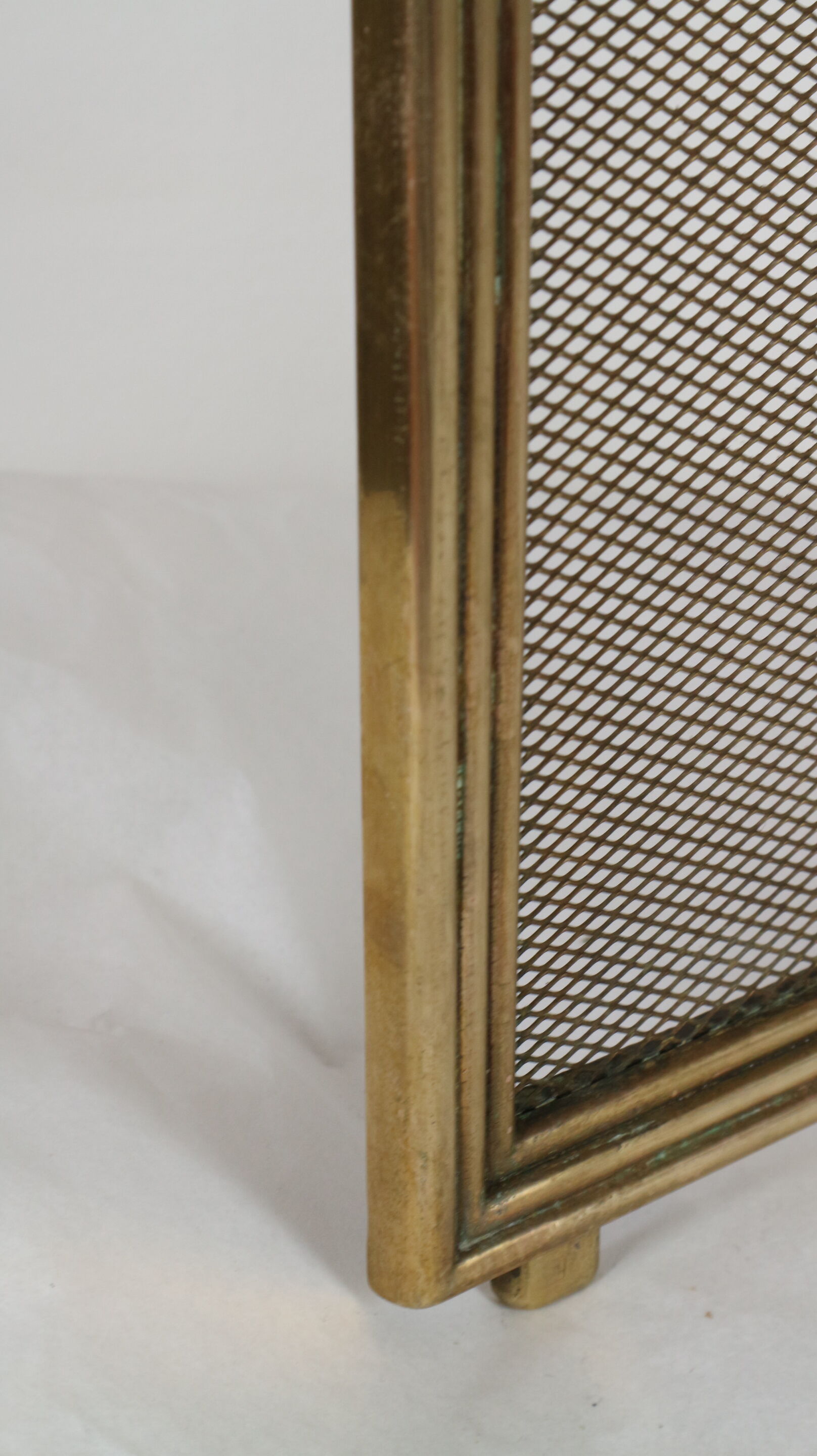 Firewall with three brass components with handles, made in Italy