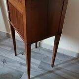Table de chevet à rouleau de style directoire ancienne, début du 19e siècle