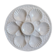 Vintage French oyster plate in majolica from Longchamp