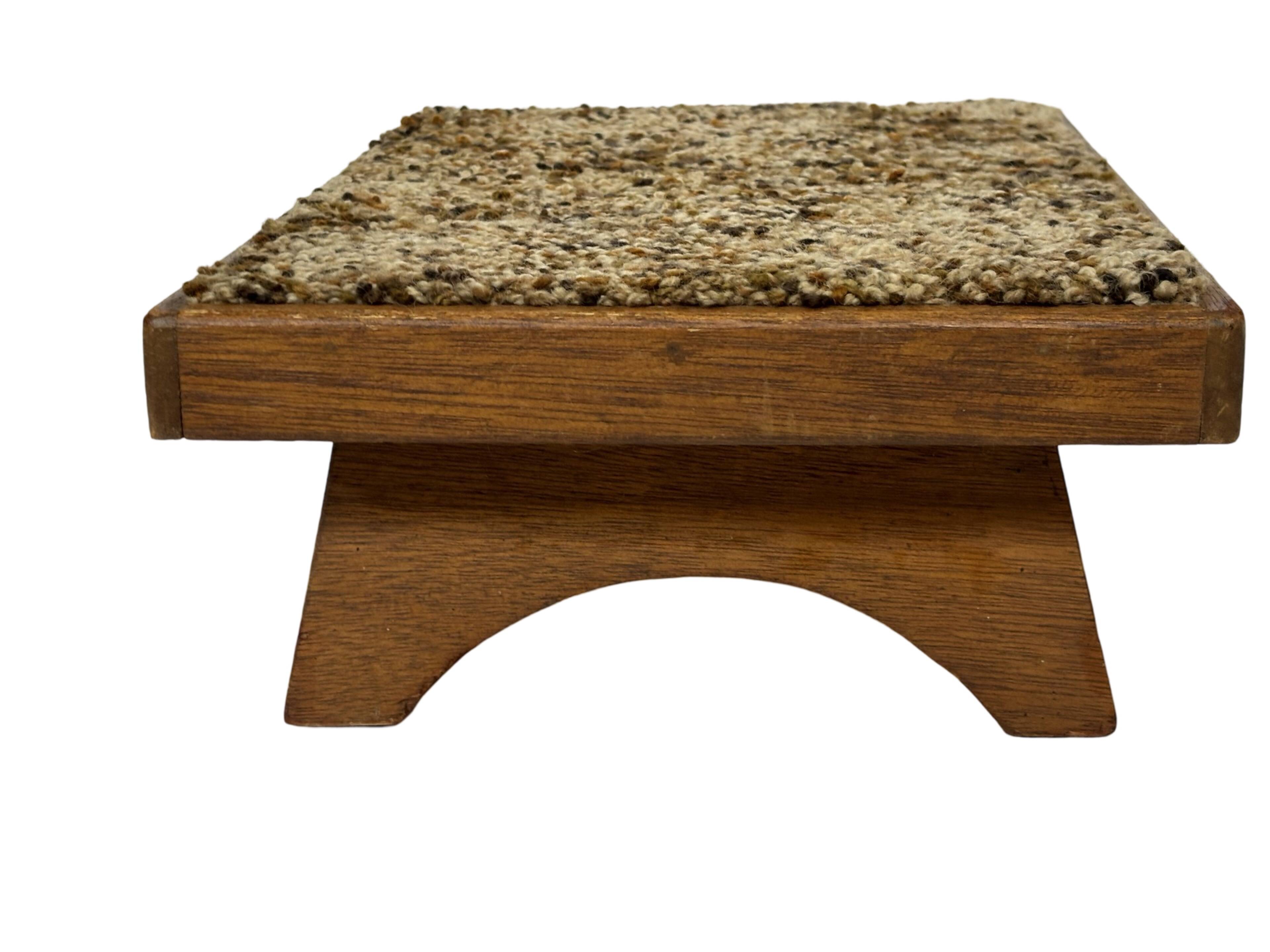 Vintage footstool 60's minimal stool low model