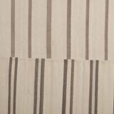 Vintage Anatolian Striped Hemp Kilim Rug