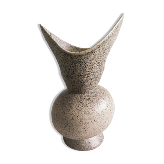 Vintage vase of helical shape