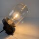 Glass wall lamp and vintage bakelite