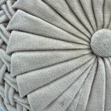 Coussin rond velours vintage