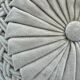 Vintage velvet round cushion