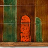 ceramic and glass coffee table