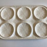 Dish in white gien earthenware