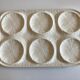 Dish in white gien earthenware
