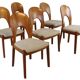 Set of 6 'Morten' chairs by Niels Koefoed