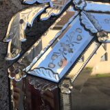 Venetian mirror XIXth 120 x 74 cm