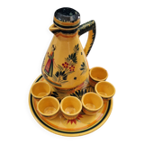 Henriot Quimper liqueur service