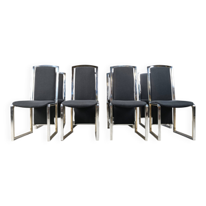 Ensemble de 8 chaises - manger 1970